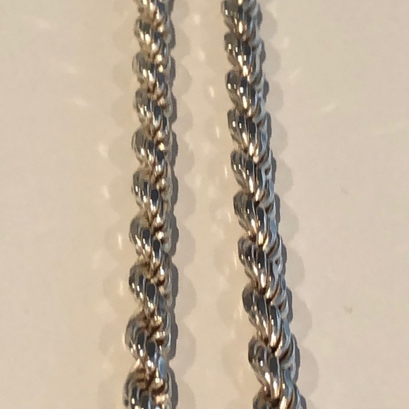 Silver Rope Necklace - Picture 3 of 7